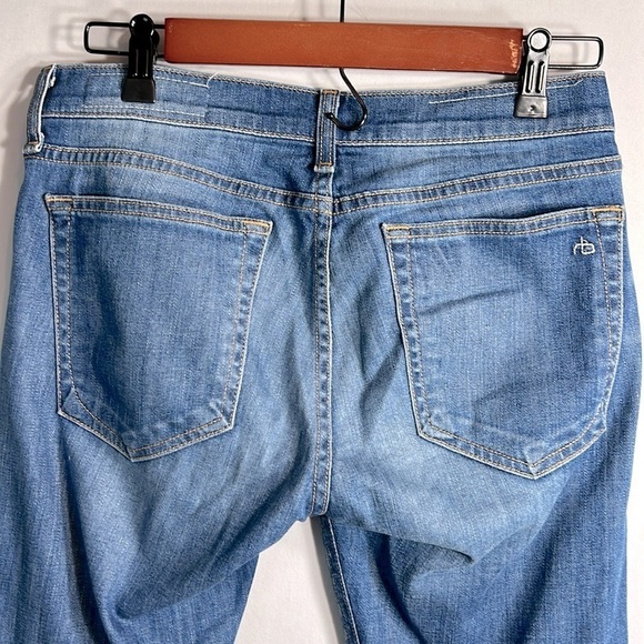 rag & bone Women's Boyfriend Jeans - Blue - Picture 6 of 12